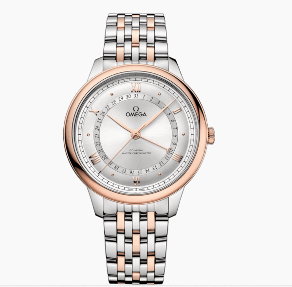 De Ville series Elegant watches 42 mm, stainless steel - 18k Sedna™™ gold case with alligator leather - Image 2